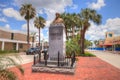 Controversial Robert E. Lee monument in downtown Fort Myers